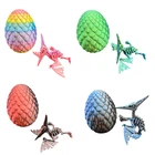 3D Printed Pterodactyl Skeleton - Poseable Toy, Articulated Wings - Dino Figure