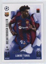 2023-24 Topps Match Attax UEFA Club Competitions Extra Lamine Yamal #221 0a16