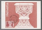 1979 Switzerland Font St Maurice Church Maxi FDC. Saanen First Day Maximum Card