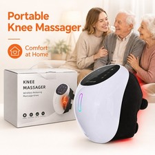 Knee Massager with Heat Vibration 12 Red Light LEDs for Pain Relief and Support