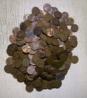 Vintage Estate 30s 40s 50s Lincoln Wheat Pennies Unsearched 15 Rolls