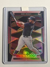 2020 Panini Chronicles Obsidian Electric Etch Red #D /25 Bobby Bradley #29