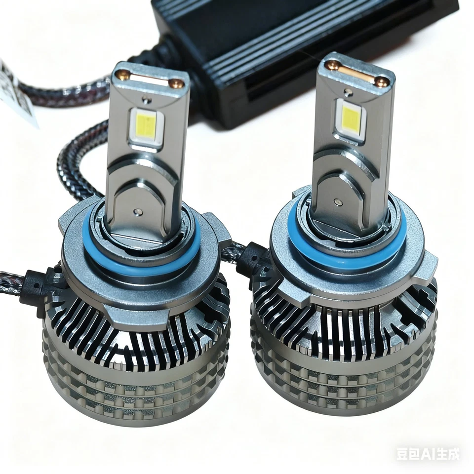 9006 LED headlamp set bulb low beam super bright white Foto 3 de 4