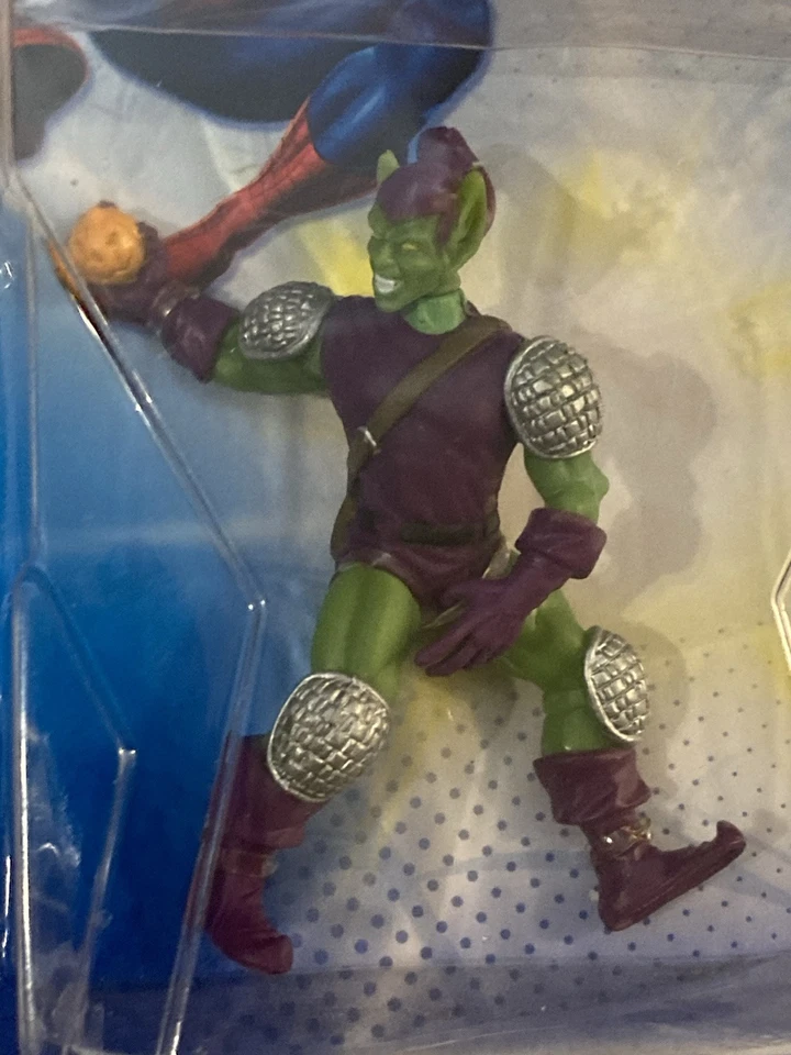 Spider-Man Green Goblin - 3” Action Figure - New In Box - Vtg 2009 Hasbro Marvel - Image 2 of 4