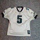 Vintage Reebok Philadelphia Eagles Donovan McNabb #5 Jersey Size 56 White Green