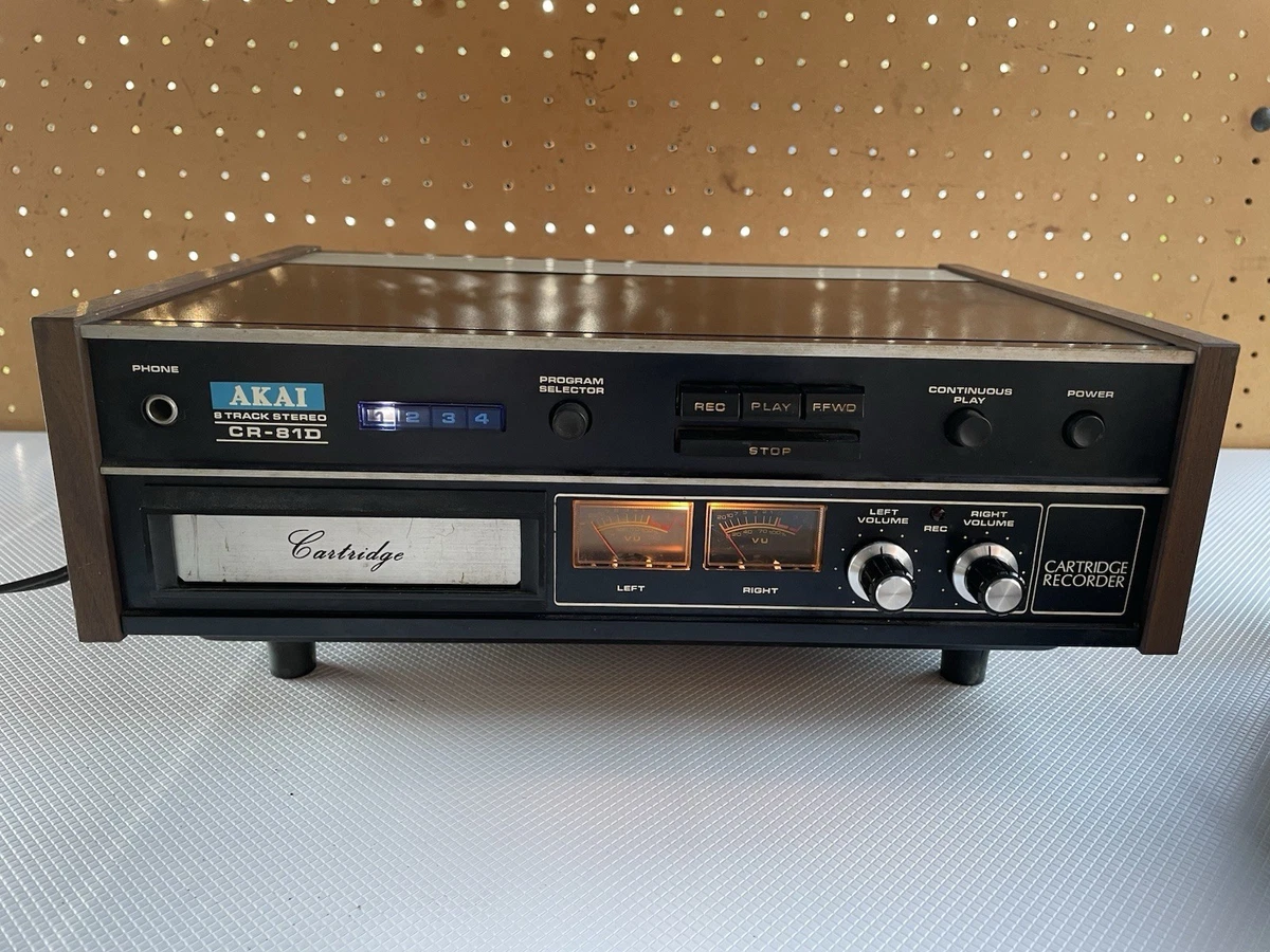 Radio Vintage Realistic, Récepteur Stéréo AM/FM, Enregistreur 8 Pistes, Taïwan