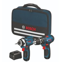 Bosch Cordless Drill driver & Impact Driver12V Li-ion 2 x 2Ah GDR 12-105+GSB 12V