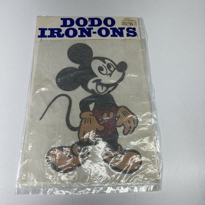 VTG DODO Designs Disney Iron On Transfer Mickey Mouse NOS