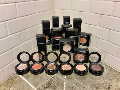 MAC Extra Dimension, Veluxe Pearl, Satin and Dazzleshadow Eye Shadow