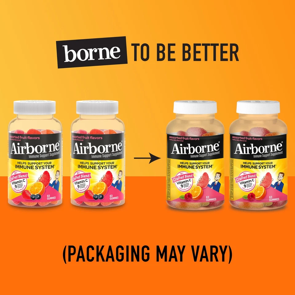 2 BOTELLAS Gomitas Vitamina C Para Adultos Apoyo Inmunológico Antioxidantes EN EL AIRE Foto 4 de 4