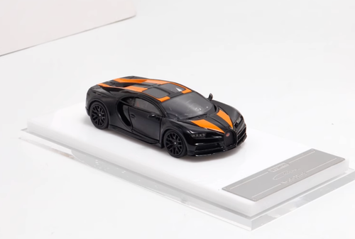 ED Scalemini 1:64 Black Chiron Racing Sports Model Diecast Resin Car - Picture 2 of 6
