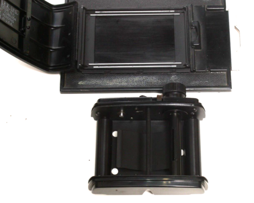 GRAFLEX 23 GRAPHIC 4X5 ROLL FILM HOLDER- KNOB WIND-8 EXPOSURE. - Picture 2 of 6