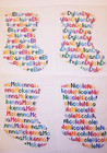 New ListingChoose Name : Finished Hp Rainbow Name Christmas Stockings Needlepoint Canvas