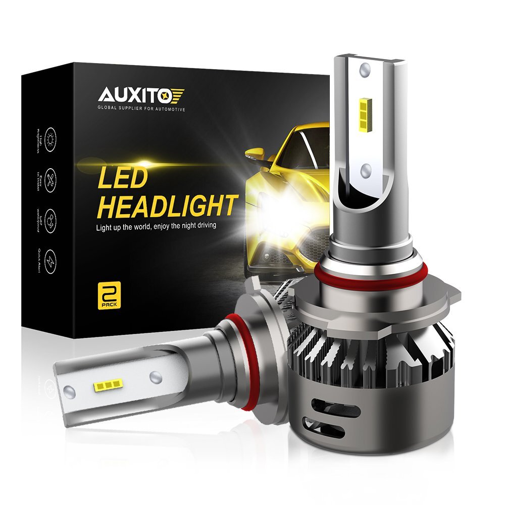AUXITO 9012 LED Headlight Bulbs High Low Beam Super Bright 6500K C7 SERIE 9000LM