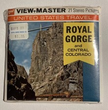 View-Master ROYAL GORGE COLORADO A323 - 3 Reel Set  Booklet V5 