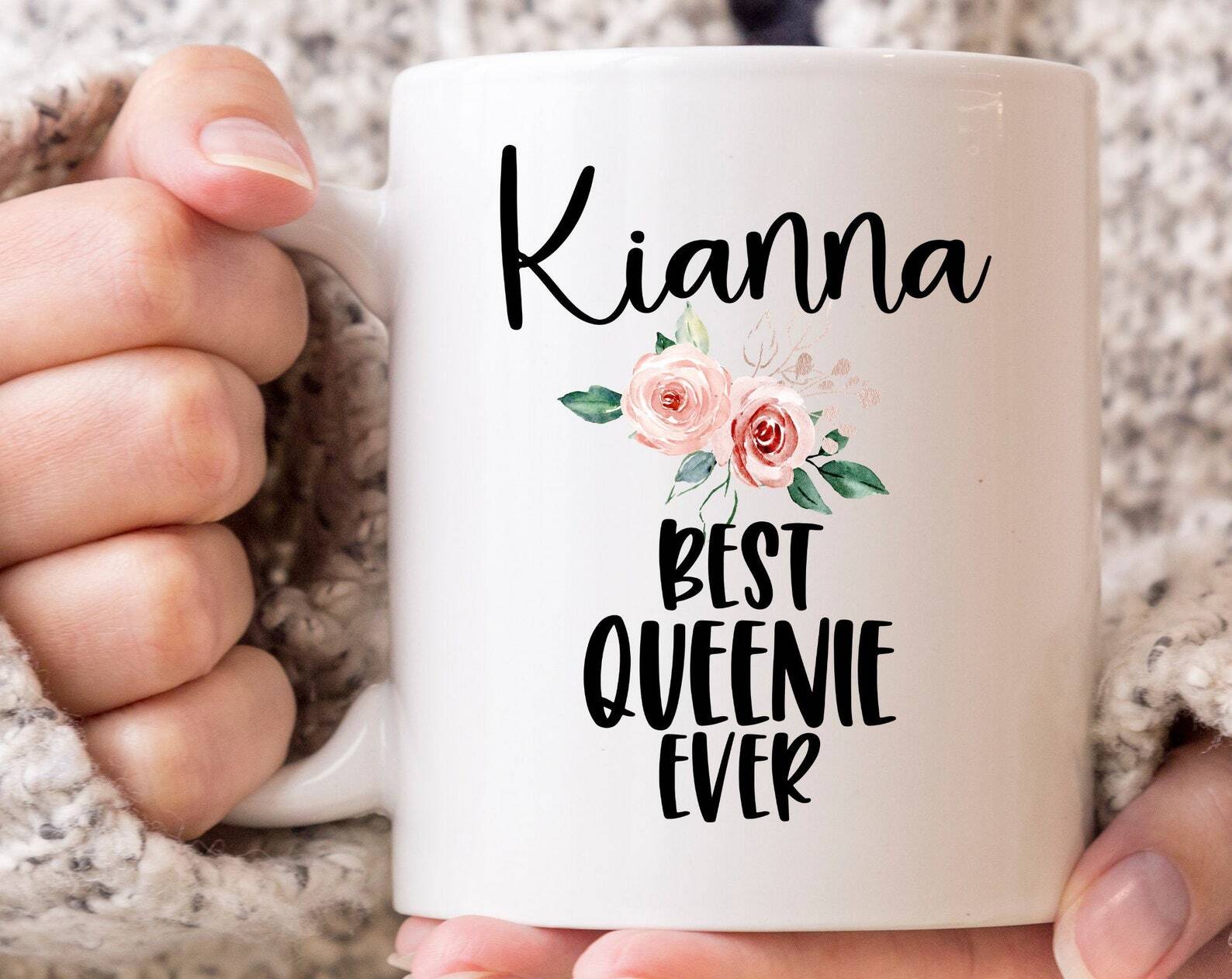 Personalized Gift For Queenie Gift Christmas Gift For Queenie Queenie Cup