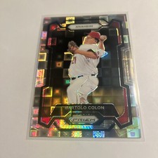 2024 Panini Prizm Baseball BARTOLO COLON Premium Box PANDORA PRIZM #'d 141/199