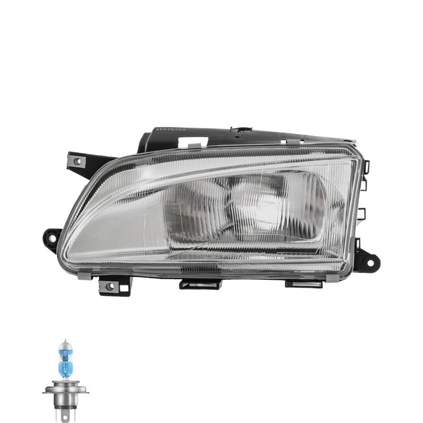 Halogen Scheinwerfer Links H4 FüR Peugeot Partner Kasten Combispace Inkl. Lampen-image
