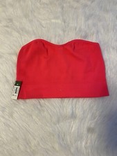 No Boundaries Bra Womens Size XL Pink Seamless Wireless Sweetheart Bandeau