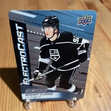 2023-24 UD Engrained Electrocast Metal Card Brandt Clarke #EC-13