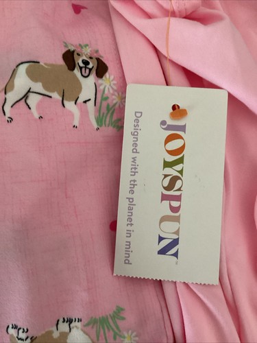 JOYSPUN SLEEPWEAR SHORTY SET Pink Dogs Tank & Shorts Sz L* - Picture 8 of 9