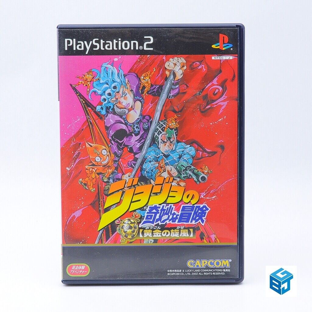 JoJo's Bizarre Adventure Ougon no kaze PS2 Japanese version PlayStation 2  Game 4976219754408