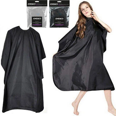 JANES&CO Barbers Hair Cut Cutting Hairdressing Hairdressers Salon Barber Gown Cape Black