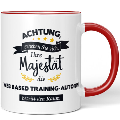 Achtung, erheben Sie sich! Ihre Majestät Web Based Training-Autorin 10005992806