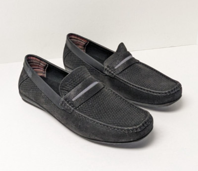 Stacy Adams Corby Moc Toe Loafers, Black, Men's 14 M