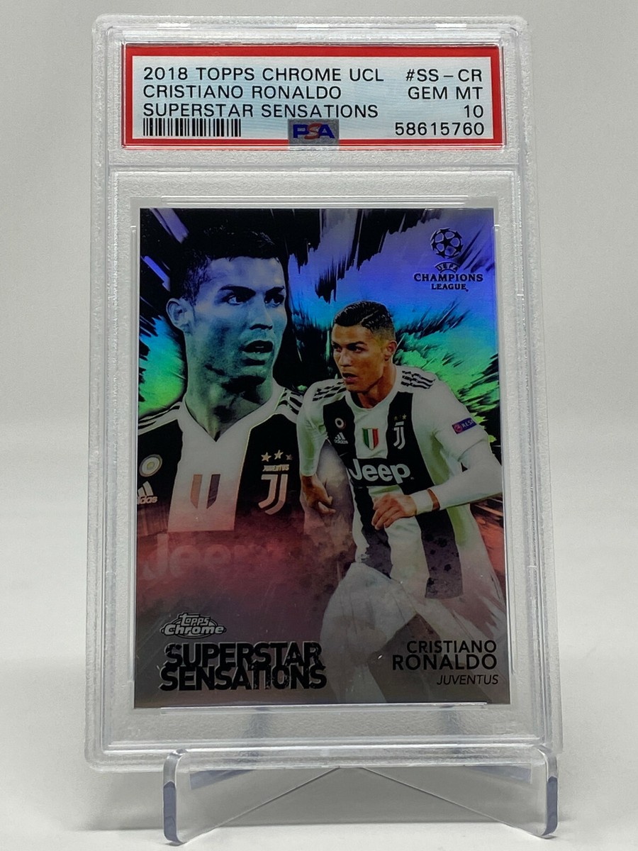 2017-18 Topps Chrome UEFA ロナウド PSA10
