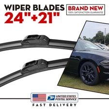 2Pcs 24"&21" Windshield Wiper Blade Set for 2011-2020 Dodge Charger J/U Hook