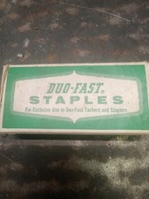 Duo-fast Staples No.548-C.  1/4" three boxes per order! 15,000 staples!