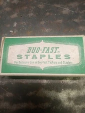 Duo-fast Staples No.548-C.  1/4" three boxes per order! 15,000 staples!
