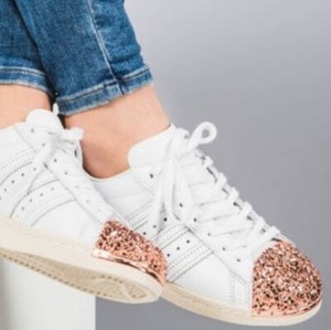 adidas superstar 80s rose gold