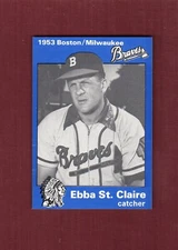 #42 EBBA ST. CLAIRE ~ 1953 Boston/Milwaukee Braves | by Robert Bob Parker