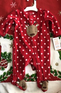 3 month christmas pajamas