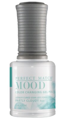 LeChat Perfect Match Mood Changing Gel Polish MPMG02 Partly Cloudy 0.5oz