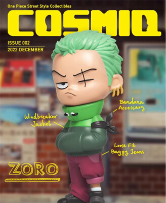 Mighty Jaxx Comiq One PCS Q Version Zoro Painted Figure Collectibles New Stock