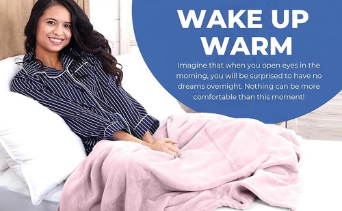 Premium Quality Super Soft Plush Throw Blanket, Warm and Fuzzy Bed Throws|Baby, - Picture 3 of 5