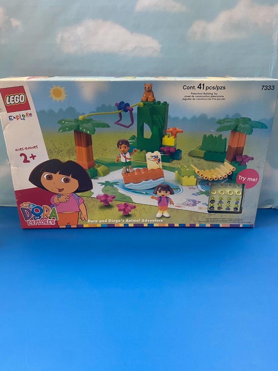 LEGO 7333 Duplo DORA THE EXPLORER Dora &amp; Diego&rsquo;s Animal Adventure 