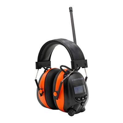 PROTEAR Bluetooth Ear Defenders with DAB/DAB+ FM Radio