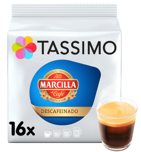 1 x Pack Tassimo Marcilla Espresso Descafeinado T Discs Pods - 16 Decaf  Drinks 8711000530382 | eBay