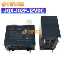 2PCS 4pins 12V HF102F-12VDC JQX-102F-12VDC 20A 250VAC Relays R10