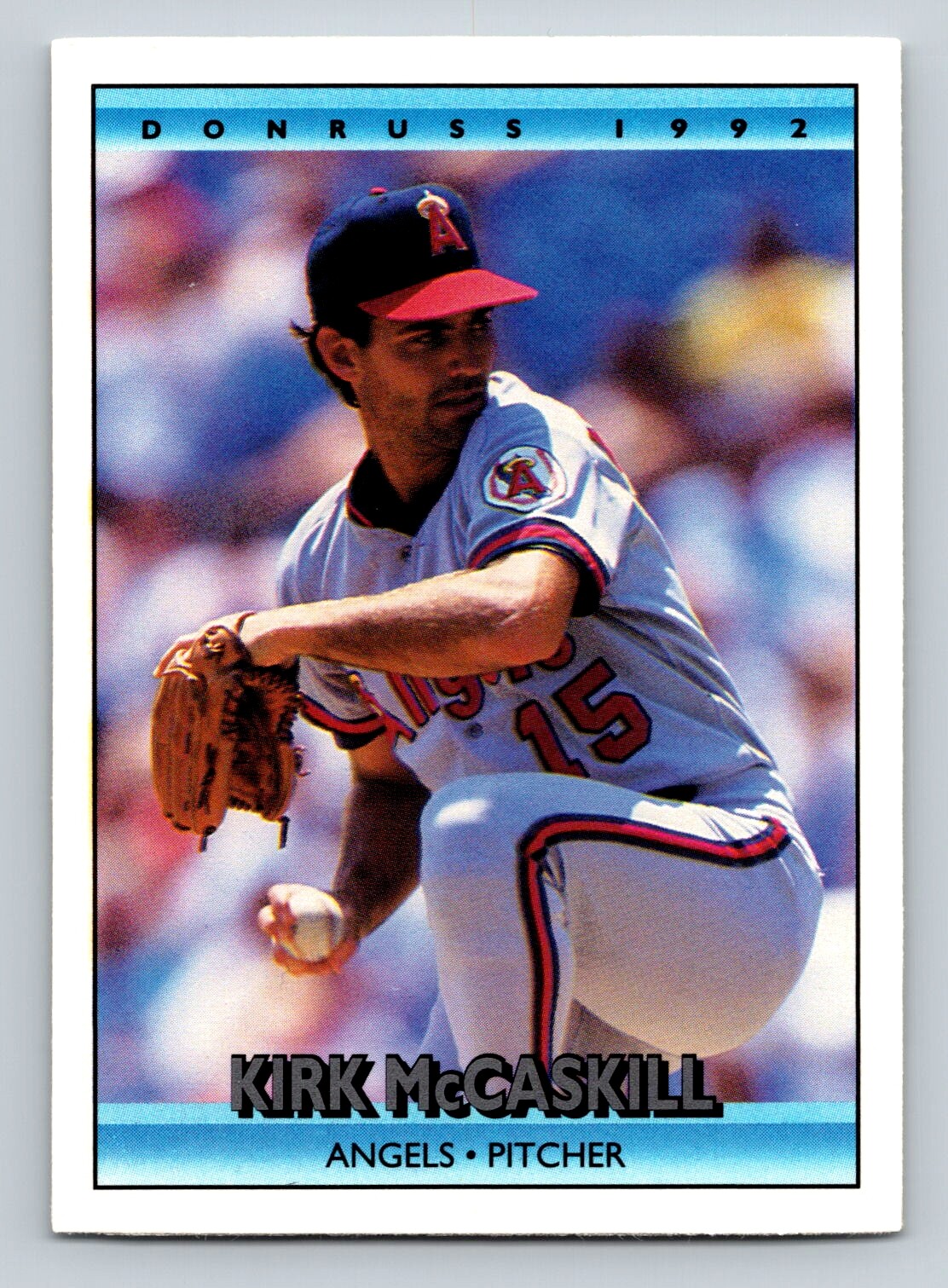 Kirk McCaskill 1992 Donruss #340 California Angels