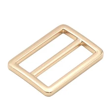 8pcs Flat Metal Slide Buckle Belt Adjuster Sliders Tri Glide Strap Hardware C...