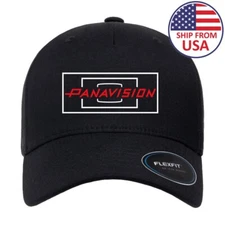 Panavision Film Crew Printed Baseball Cap Black Hat Adult Size