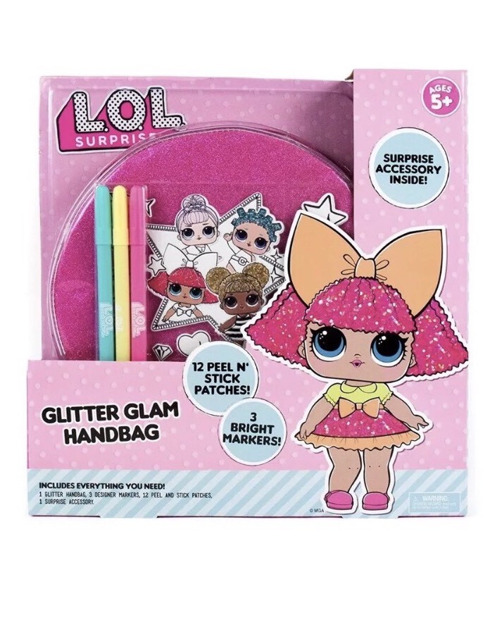 Surprise Design Glitter Glam Hand Bag Purse Keychain Series LOL  Doll - Main Image