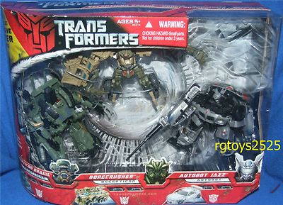 Transformers Movie Decepticon Brawl Bonecrusher Autobot Jazz New Factory Sealed