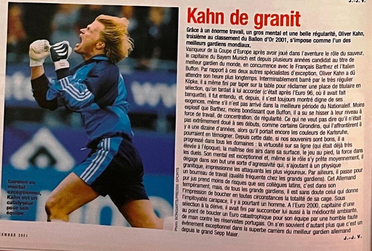 France Football N°2906 - Michael Owen Ballon D'Or 2001 - Liverpool - Édition Originale