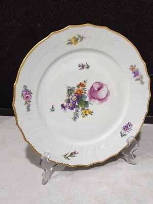 Vintage Royal Copenhagen Pattern 1629 Denmark Saxon Flower Dinner 